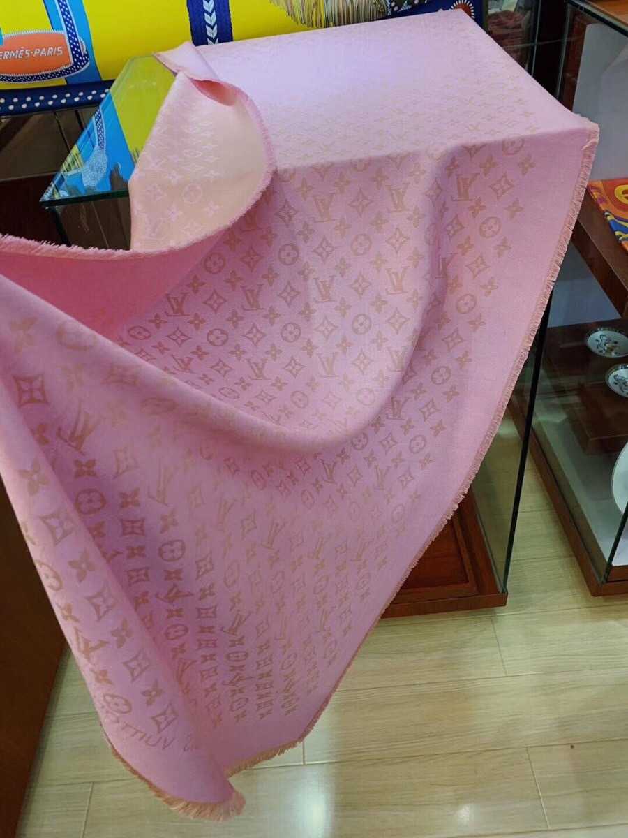 Monogram Classic Shawl Pink For Women M78904 - Image 5