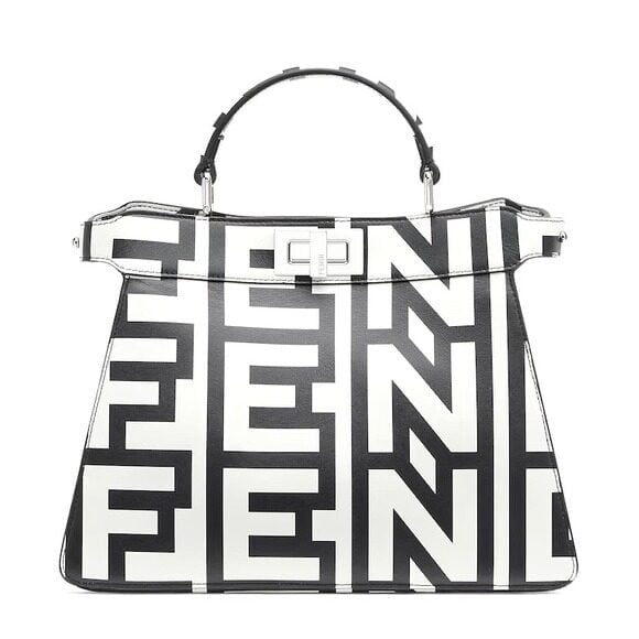 1:1 Replica Peekaboo Iseeu Small Bag Black And White For Women 10.5in/ 27cm