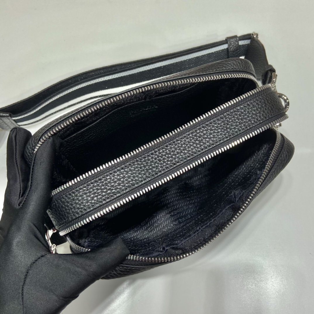 Prada Bag With Shoulder Strap Black For Women, Women's Bags 8.6in/22cm 1BH082_2DKV_F0002_V_3OM - Image 5