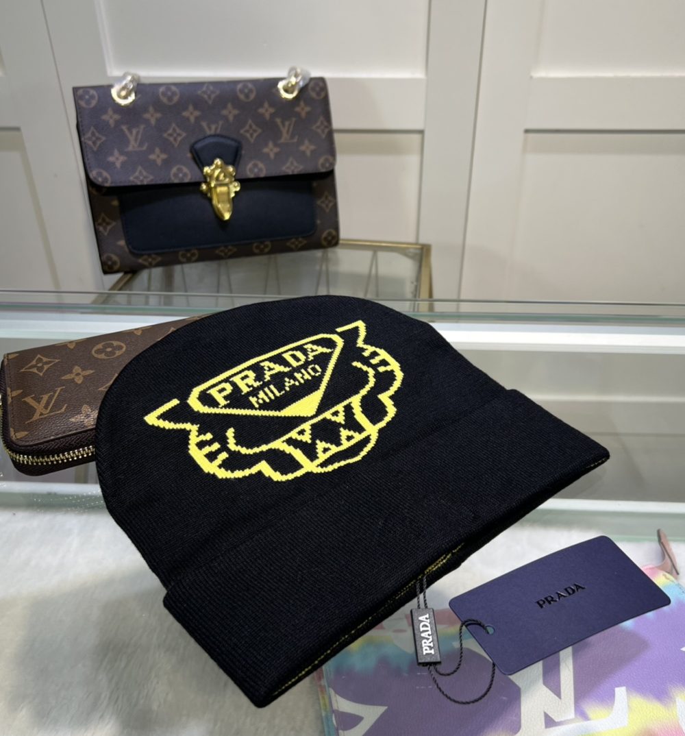 Prada Beanie In Black