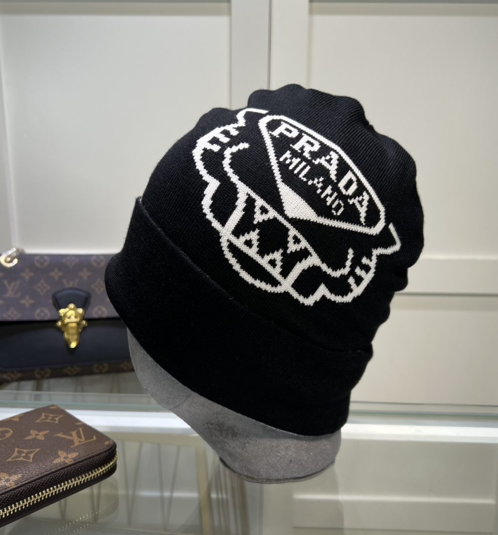 Prada Beanie In Black