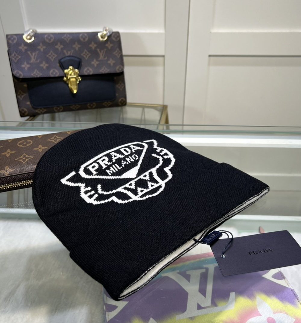 Prada Beanie In Black