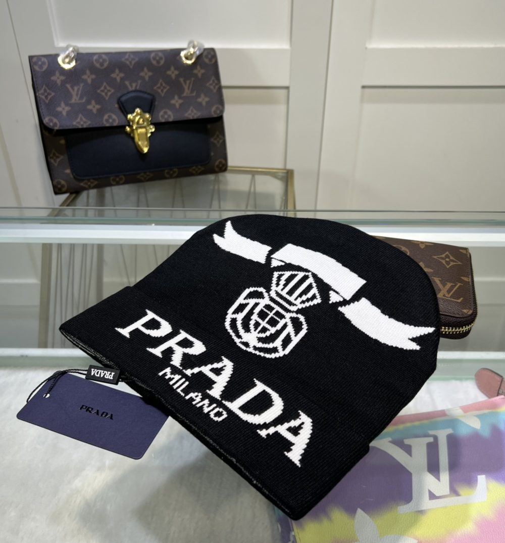Prada Beanie In Black