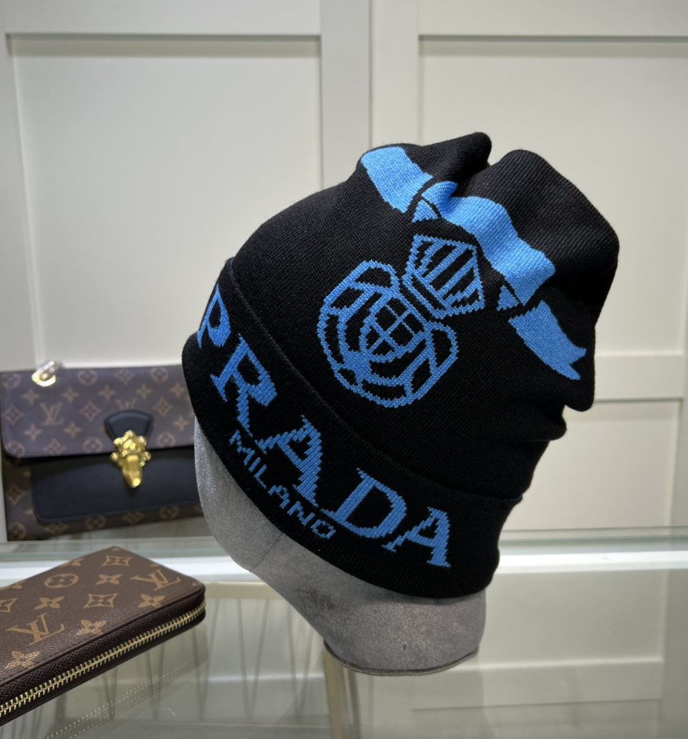 Prada Beanie In Black