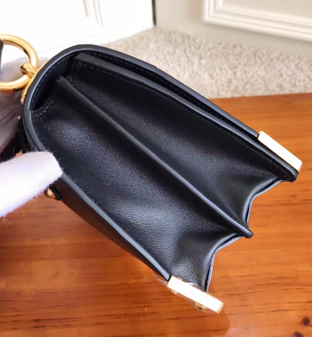 Prada Cahier Bag Black For Women, Women's Bags 7.9in/20cm