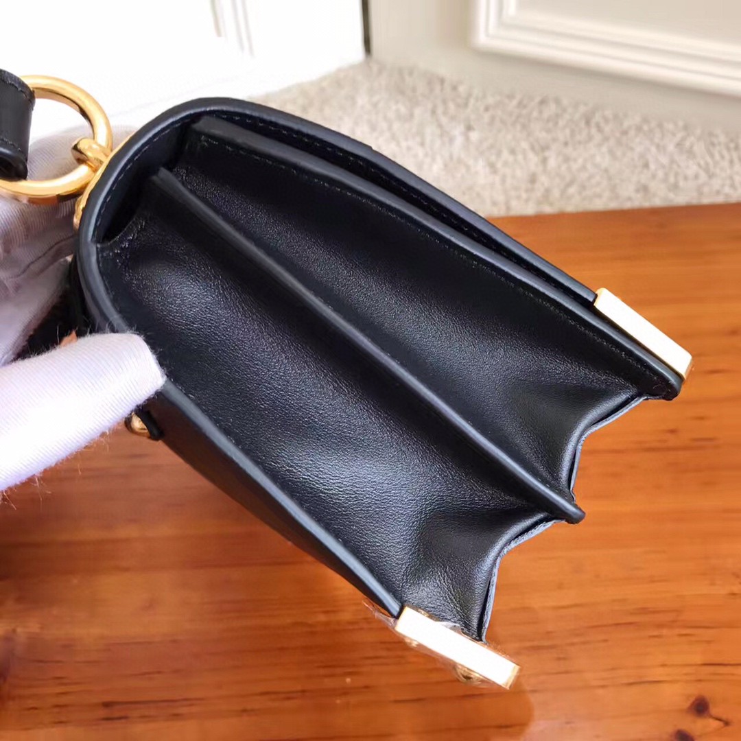 Prada Cahier Bag Black For Women, Women's Bags 7.9in/20cm - Image 2