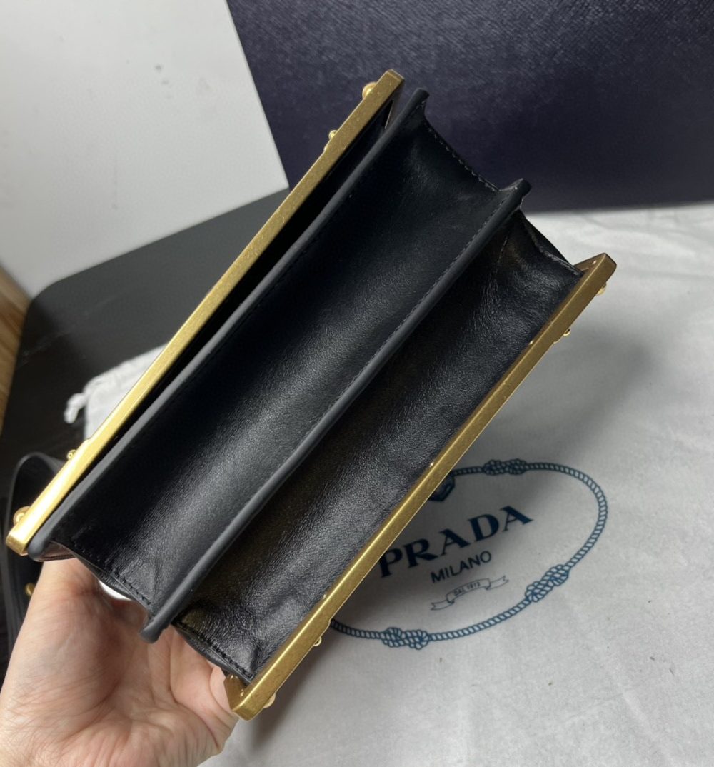 Prada Cahier Bag Brown For Women, Women's Bags 7.9in/20cm 1BD045_2AIX_F0046_V_XCH