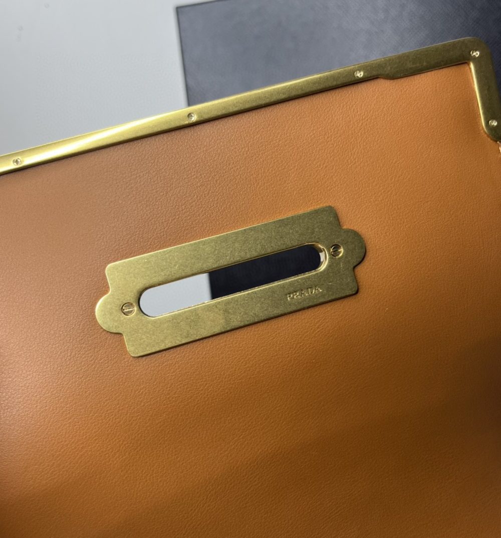 Prada Cahier Bag Brown For Women, Women's Bags 7.9in/20cm 1BD045_2AIX_F0046_V_XCH