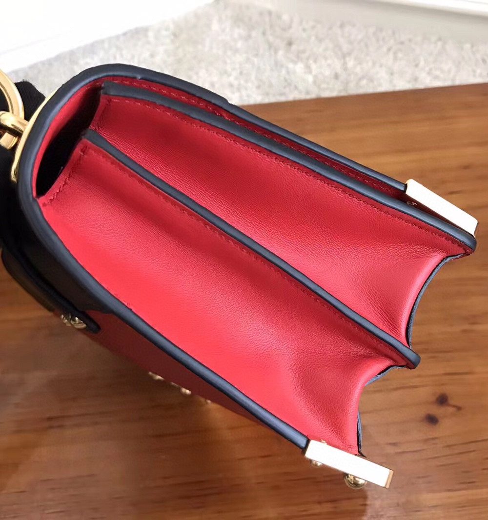 Prada Cahier Bag Red For Women, Women's Bags 7.9in/20cm