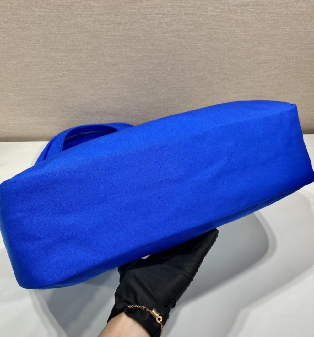 Prada Canvas Hobo Bag Blue For Women, Women's Bags 25.6in/65cm 2VY005_010_F0215_V_OLO