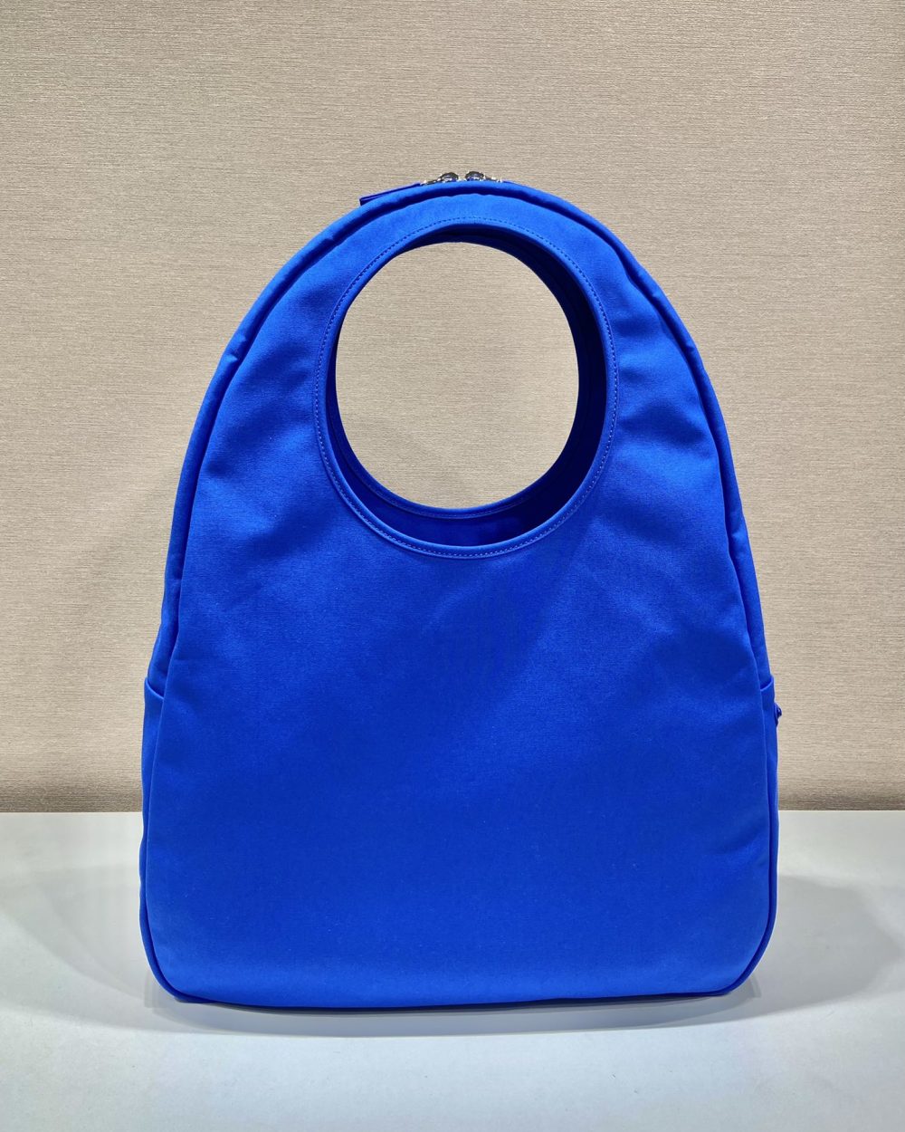 Prada Canvas Hobo Bag Blue For Women, Women's Bags 25.6in/65cm 2VY005_010_F0215_V_OLO