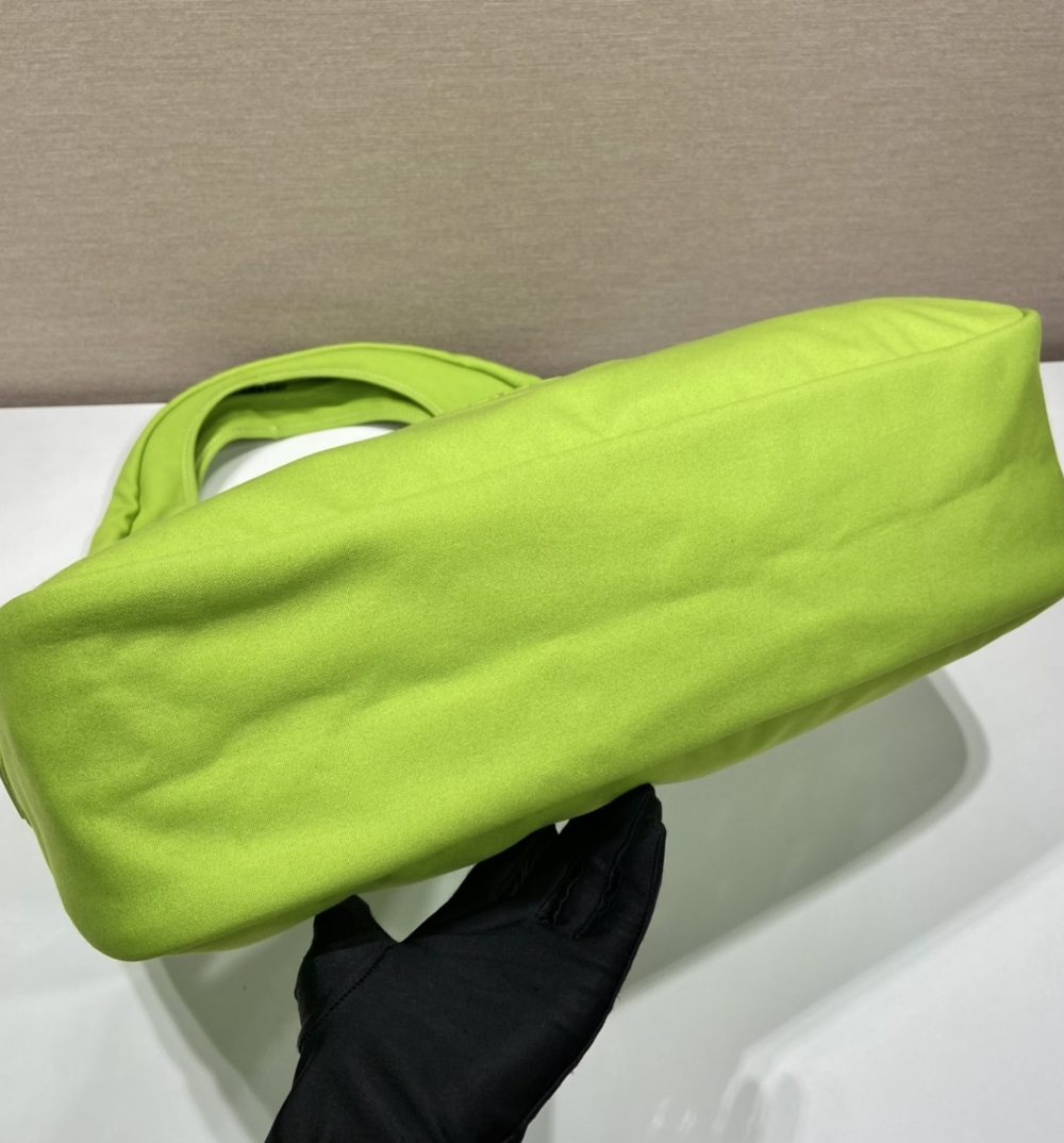 Prada Canvas Hobo Bag Yellow For Women, Women's Bags 25.6in/65cm