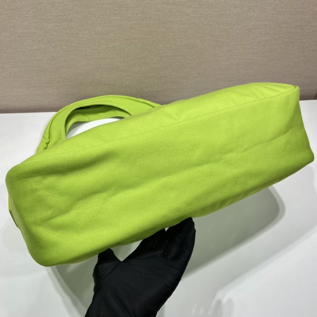 Prada Canvas Hobo Bag Yellow For Women, Women's Bags 25.6in/65cm - Image 7