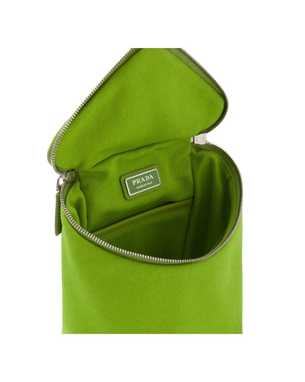 Prada Canvas Shoulder Bag Green For Women  2VH147_010_F0613_V_OOO
