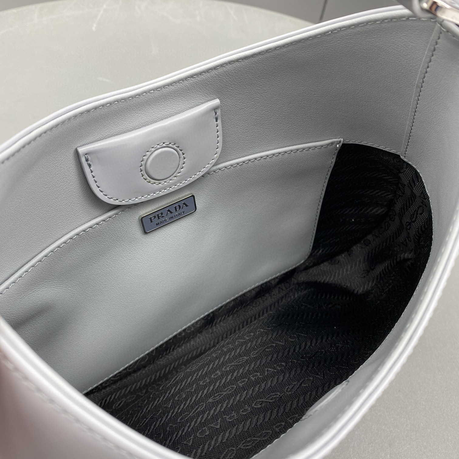 Prada Cleo Brushed Shoulder Bag Jade Green For Women, Women's Bags 11.8in/30cm - Image 7