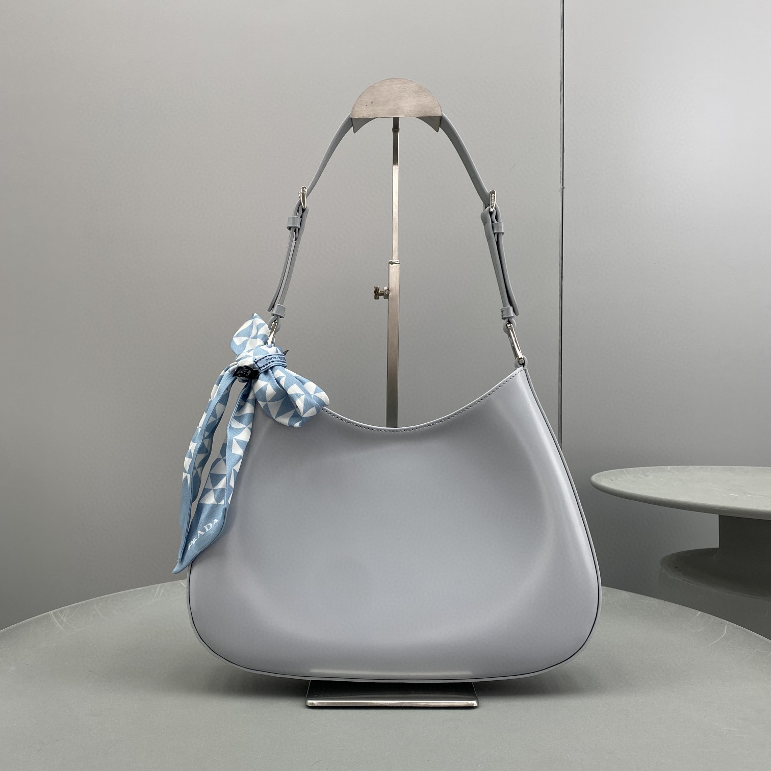 Prada Cleo Brushed Shoulder Bag Jade Green For Women, Women's Bags 11.8in/30cm - Image 3