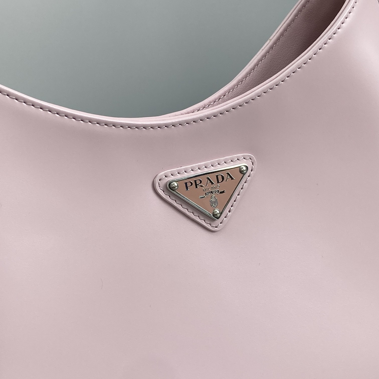 Prada Cleo Brushed Shoulder Bag Pink For Women, Women's Bags 11.8in/30cm - Image 3