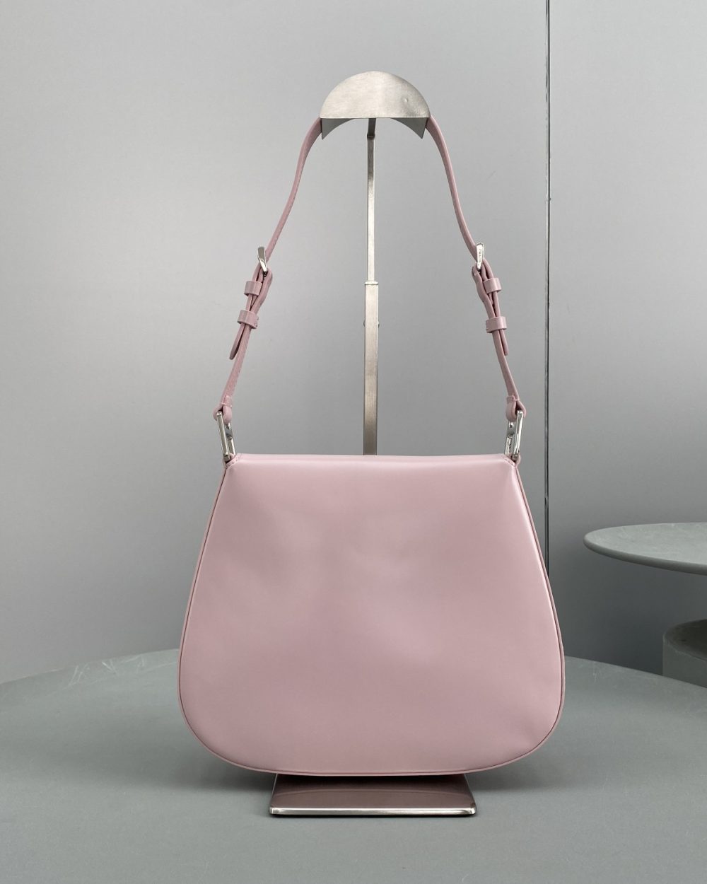 Prada Cleo Brushed Shoulder Bag With Flap Pink For Women, Women's Bags 9in/23cm