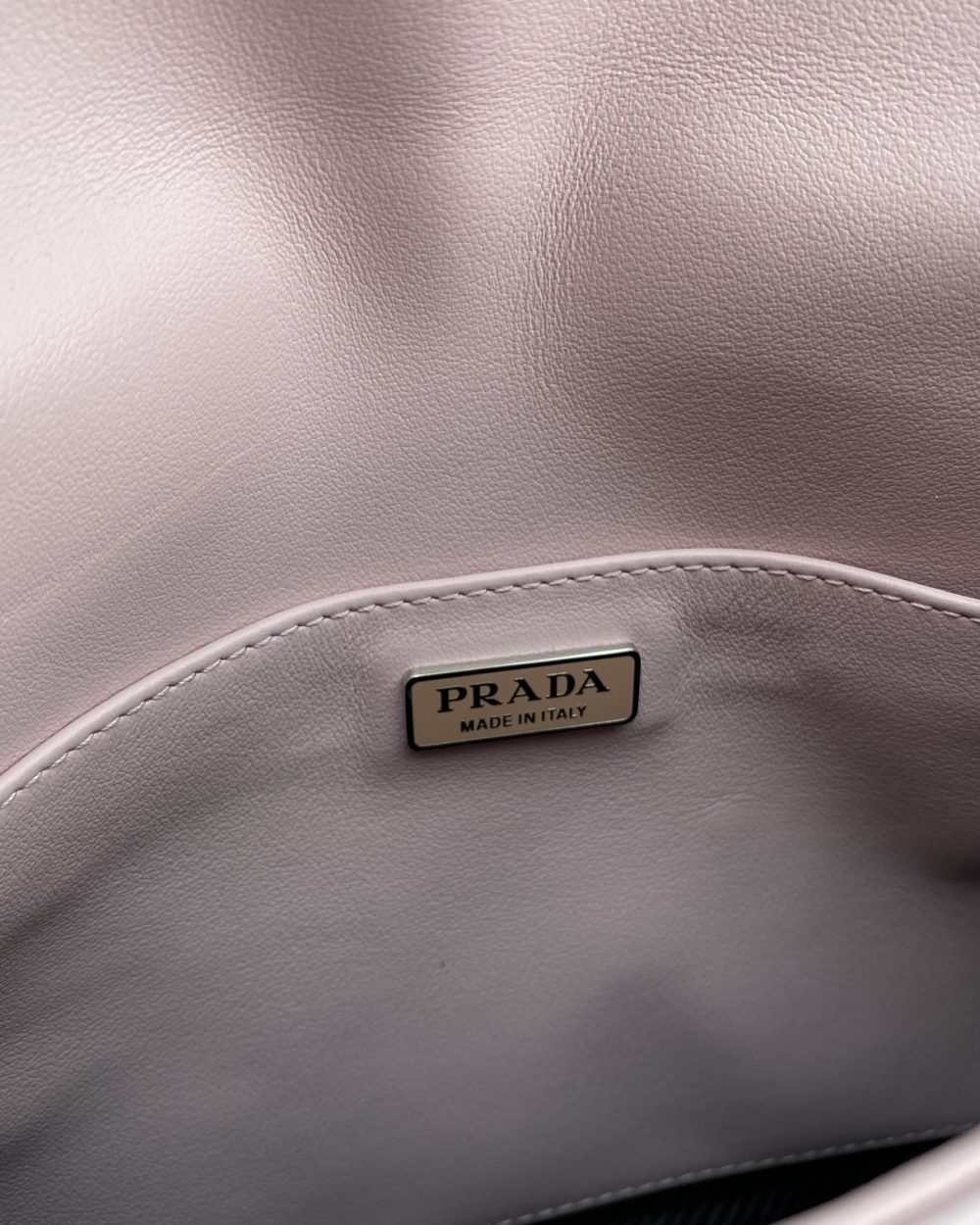 Prada Cleo Brushed Shoulder Bag With Flap Pink For Women, Women's Bags 9in/23cm