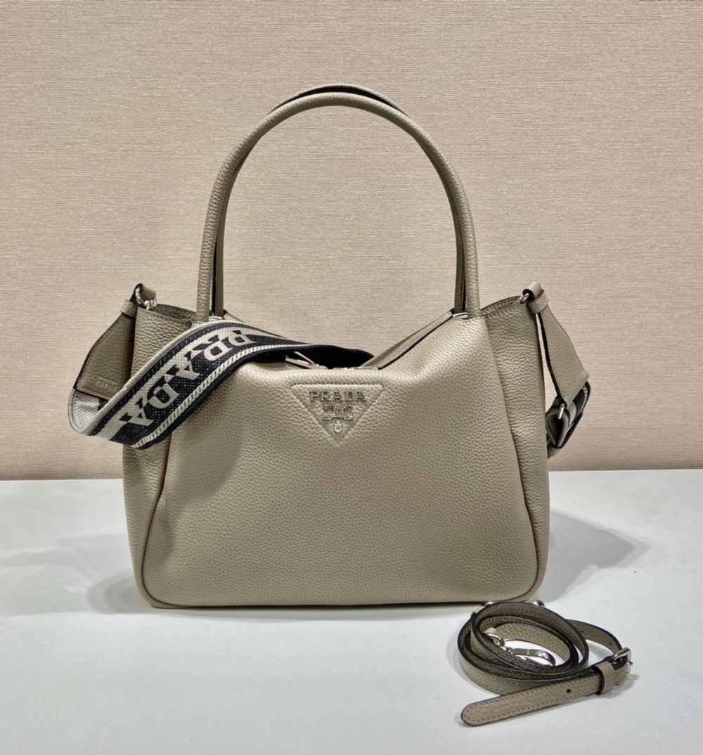 Prada Large Handbag Beige For Women, Women's Bags 9in/23cm