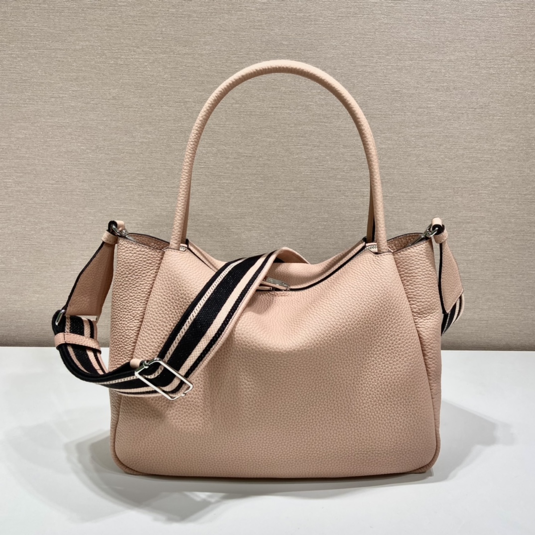 Prada Large Handbag Beige For Women, Women's Bags 9in/23cm - Image 9