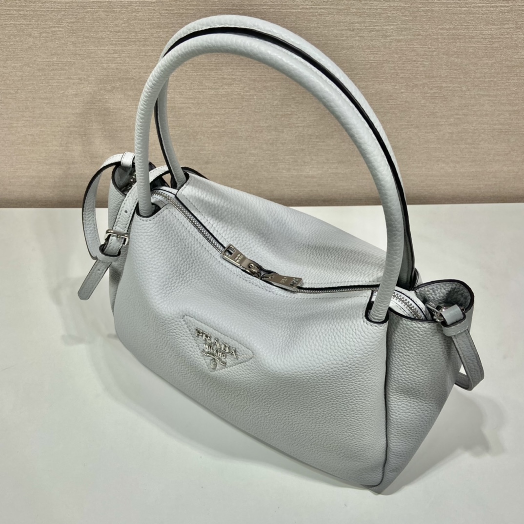 Prada Large Handbag Grey For Women, Women's Bags 9in/23cm - Image 2