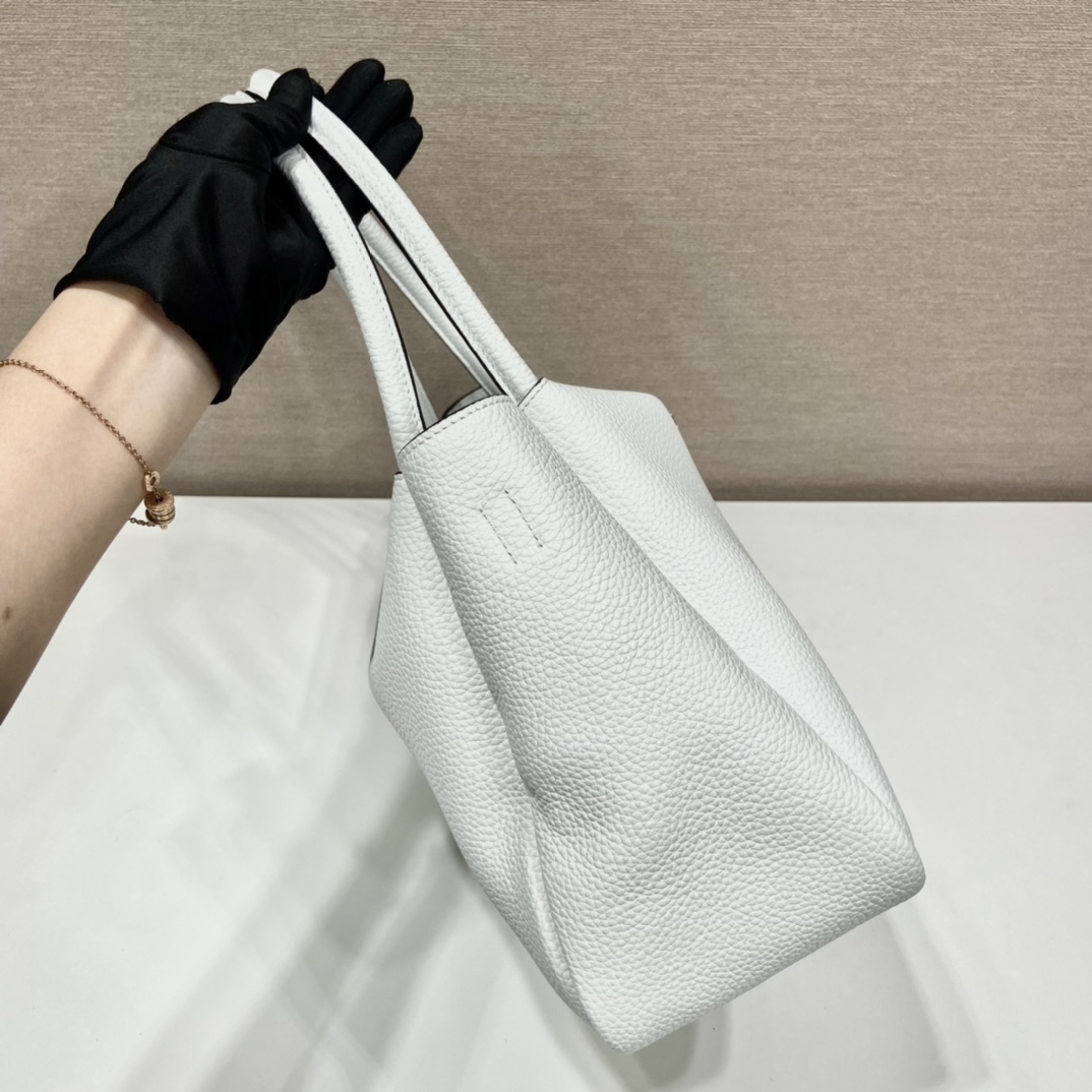 Prada Large Handbag White For Women, Women's Bags 9in/23cm - Image 4