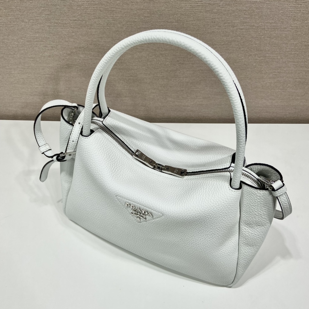 Prada Large Handbag White For Women, Women's Bags 9in/23cm - Image 6