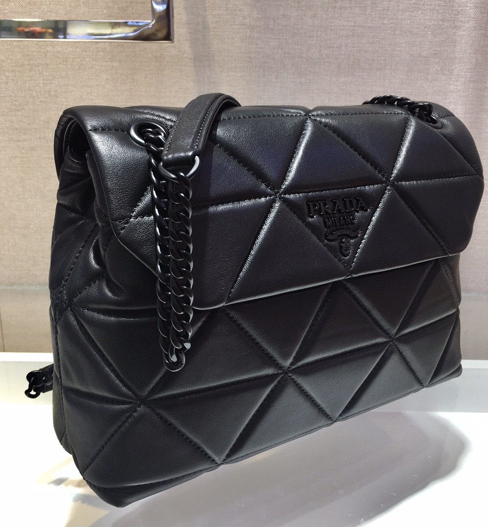 Prada Large Nappa Spectrum Bag Black For Women, Women's Bags 10.6in/27cm 1BD231_WDF0_F0ES9_V_OOO