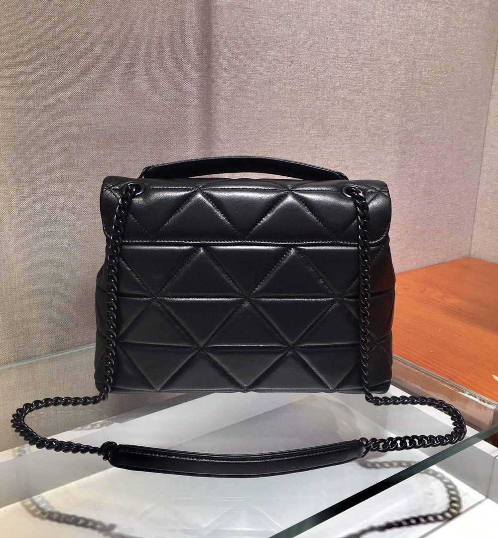 Prada Large Nappa Spectrum Bag Black For Women, Women's Bags 10.6in/27cm 1BD231_WDF0_F0ES9_V_OOO