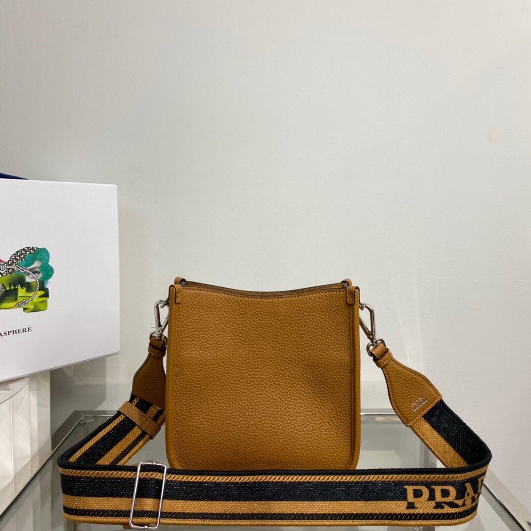 Prada Mini Shoulder Bag Brown For Women, Women's Bags 7.9in/20cm 1BH191_2DKV_F02Z8_V_3OO - Image 7