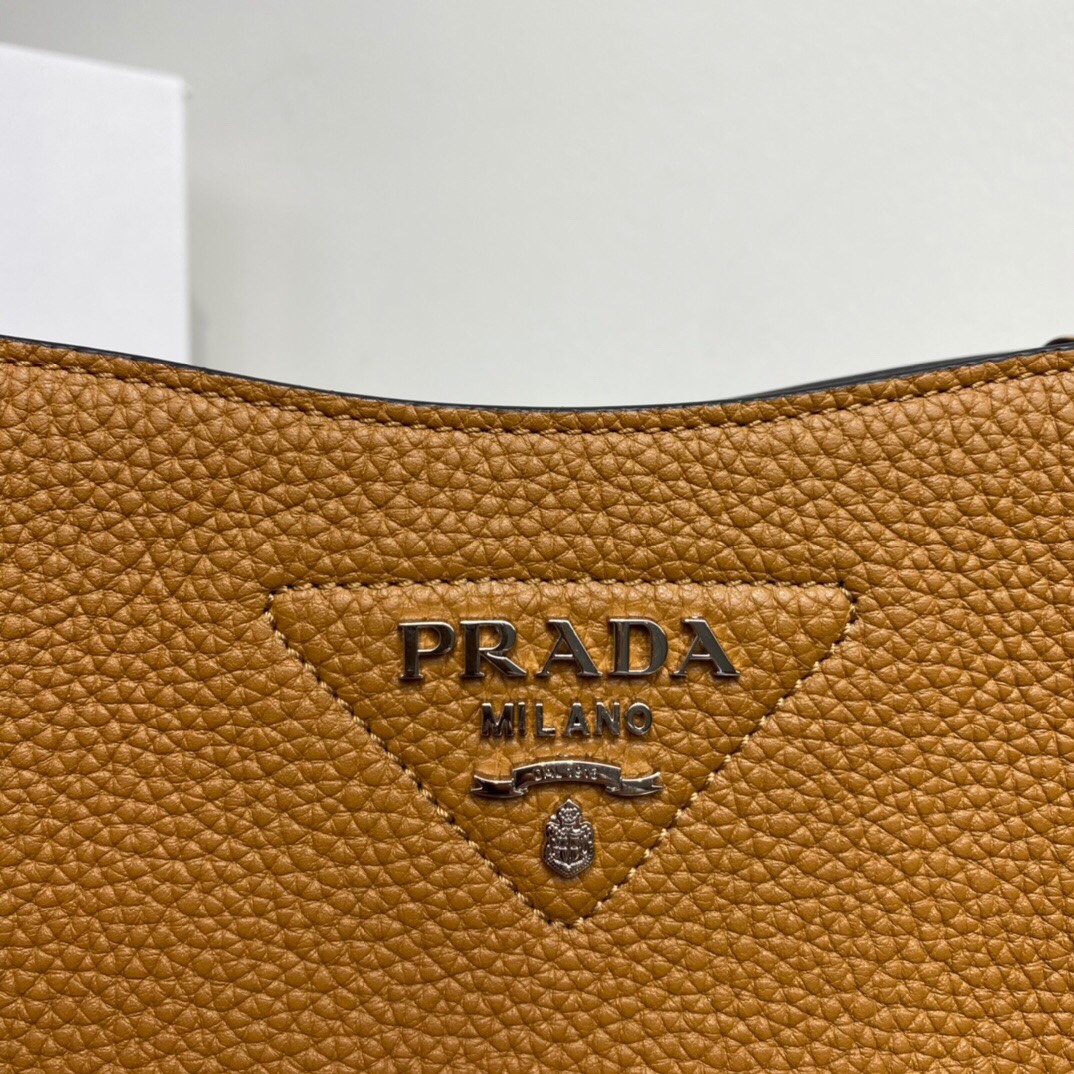 Prada Mini Shoulder Bag Brown For Women, Women's Bags 7.9in/20cm 1BH191_2DKV_F02Z8_V_3OO - Image 3