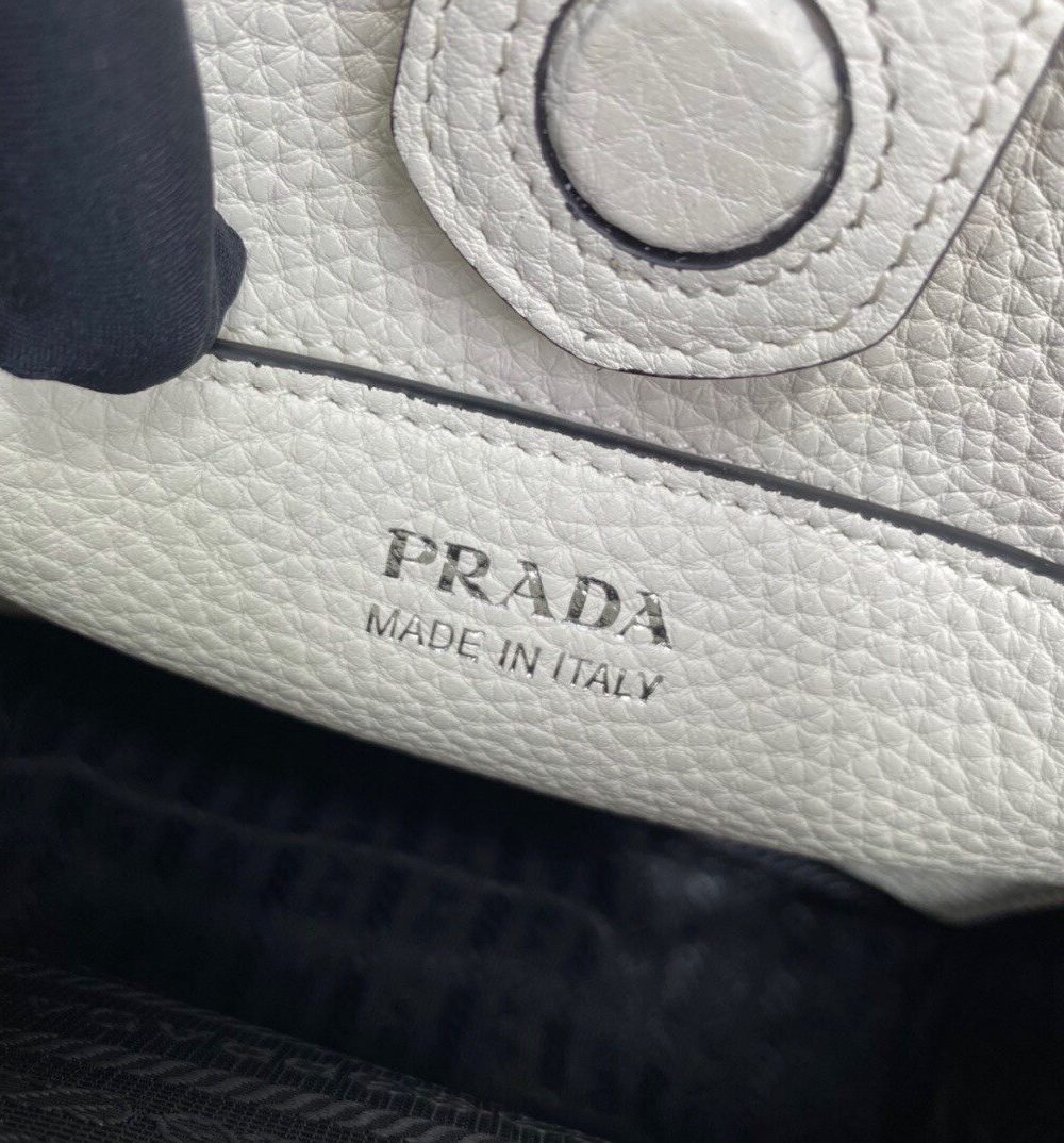 Prada Mini Shoulder Bag White For Women, Women's Bags 7.9in/20cm