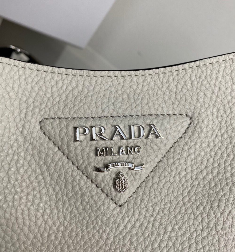 Prada Mini Shoulder Bag White For Women, Women's Bags 7.9in/20cm