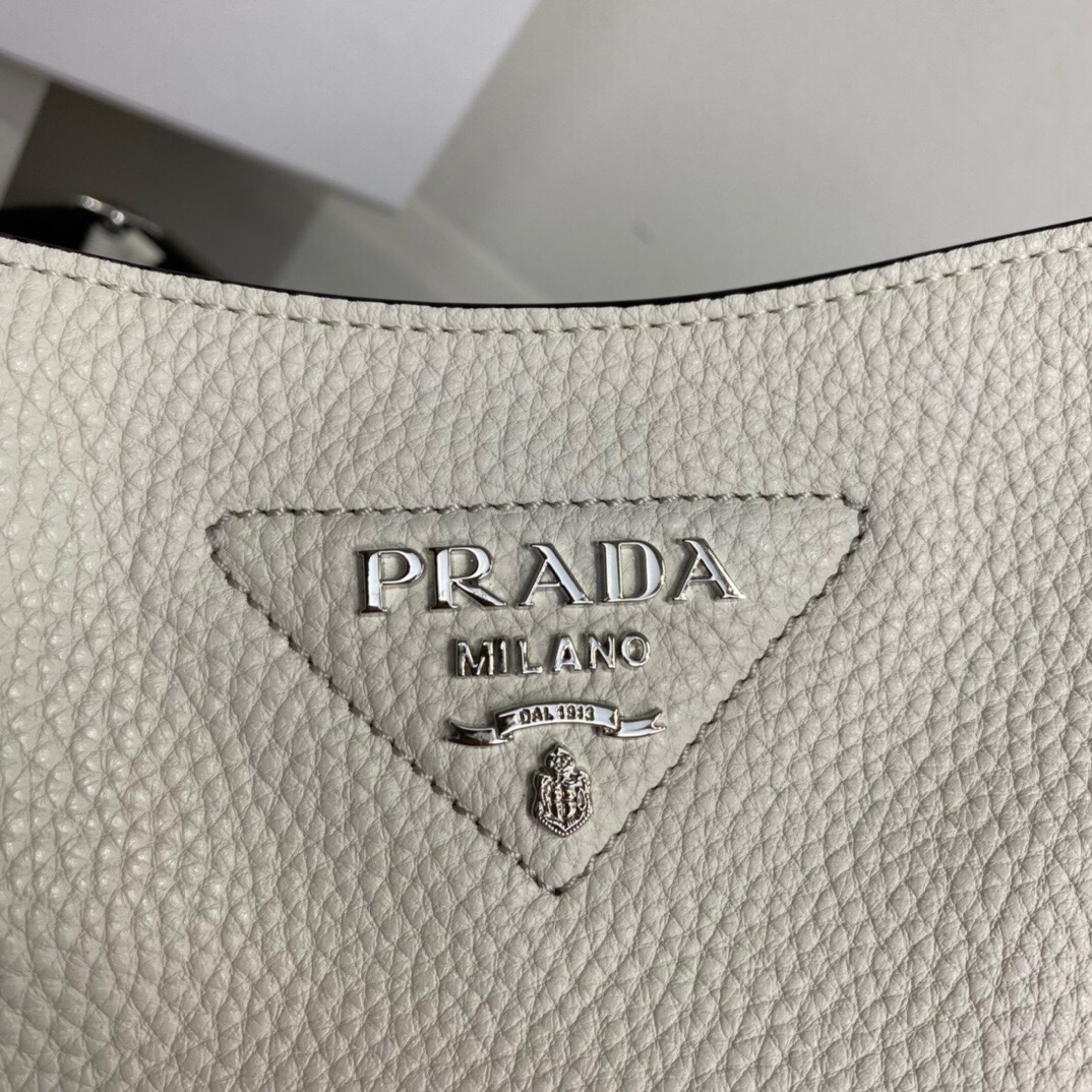 Prada Mini Shoulder Bag White For Women, Women's Bags 7.9in/20cm - Image 6