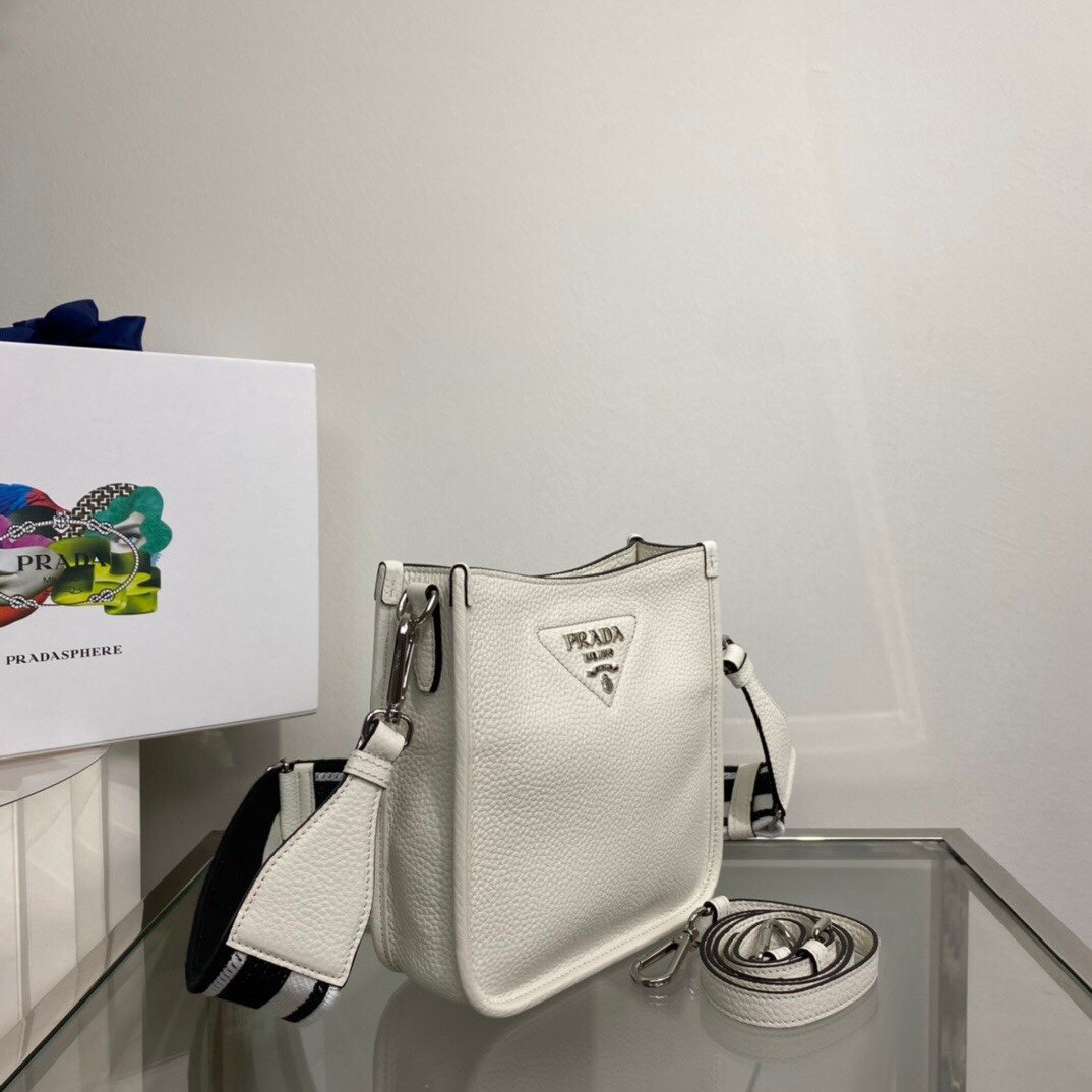 Prada Mini Shoulder Bag White For Women, Women's Bags 7.9in/20cm - Image 5