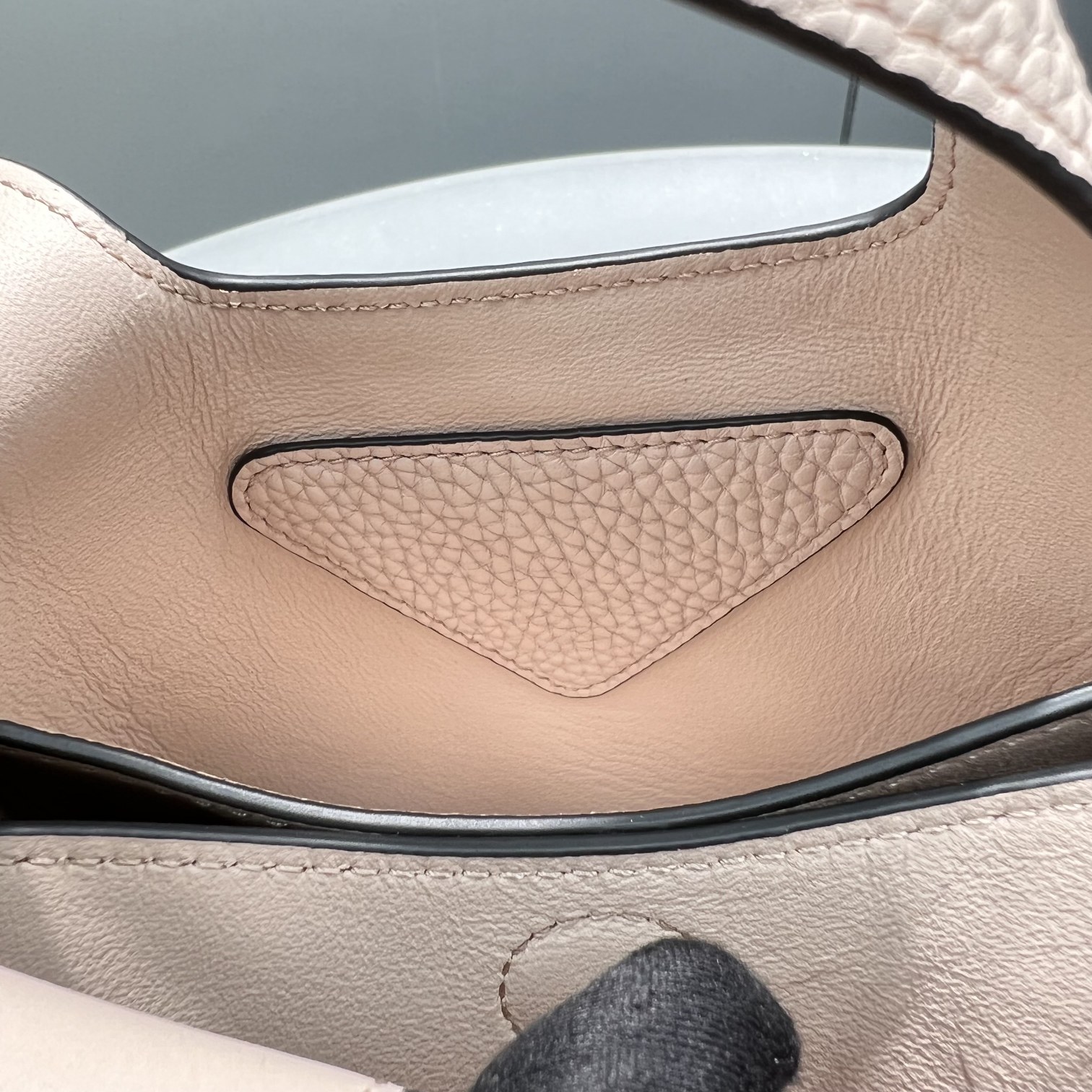 Prada Mini Tote Beige For Women, Women's Bags 7.5in/19cm - Image 7