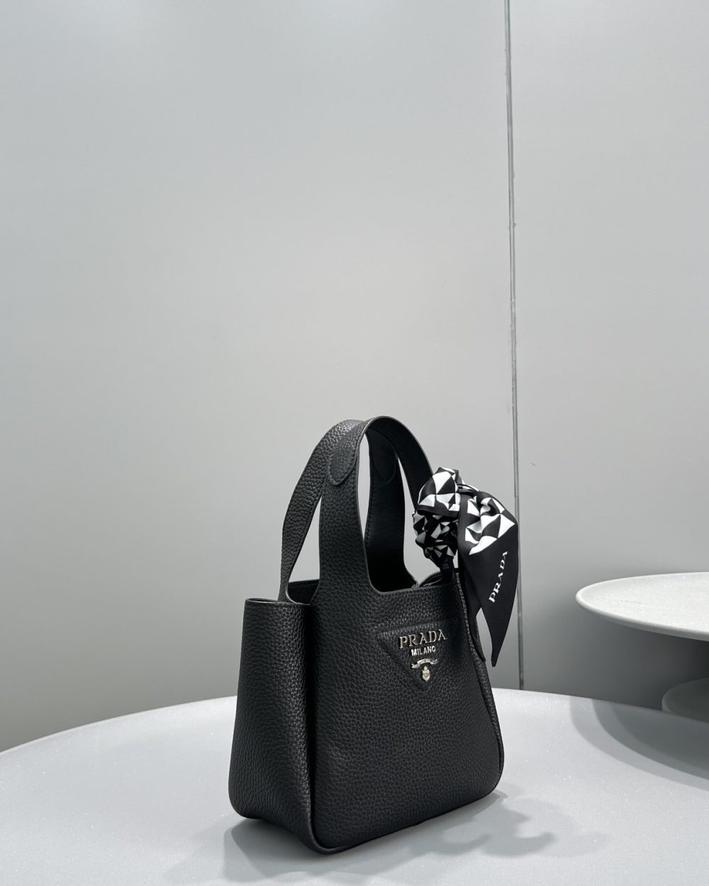 Prada Mini Tote Black For Women, Women's Bags 7.5in/19cm