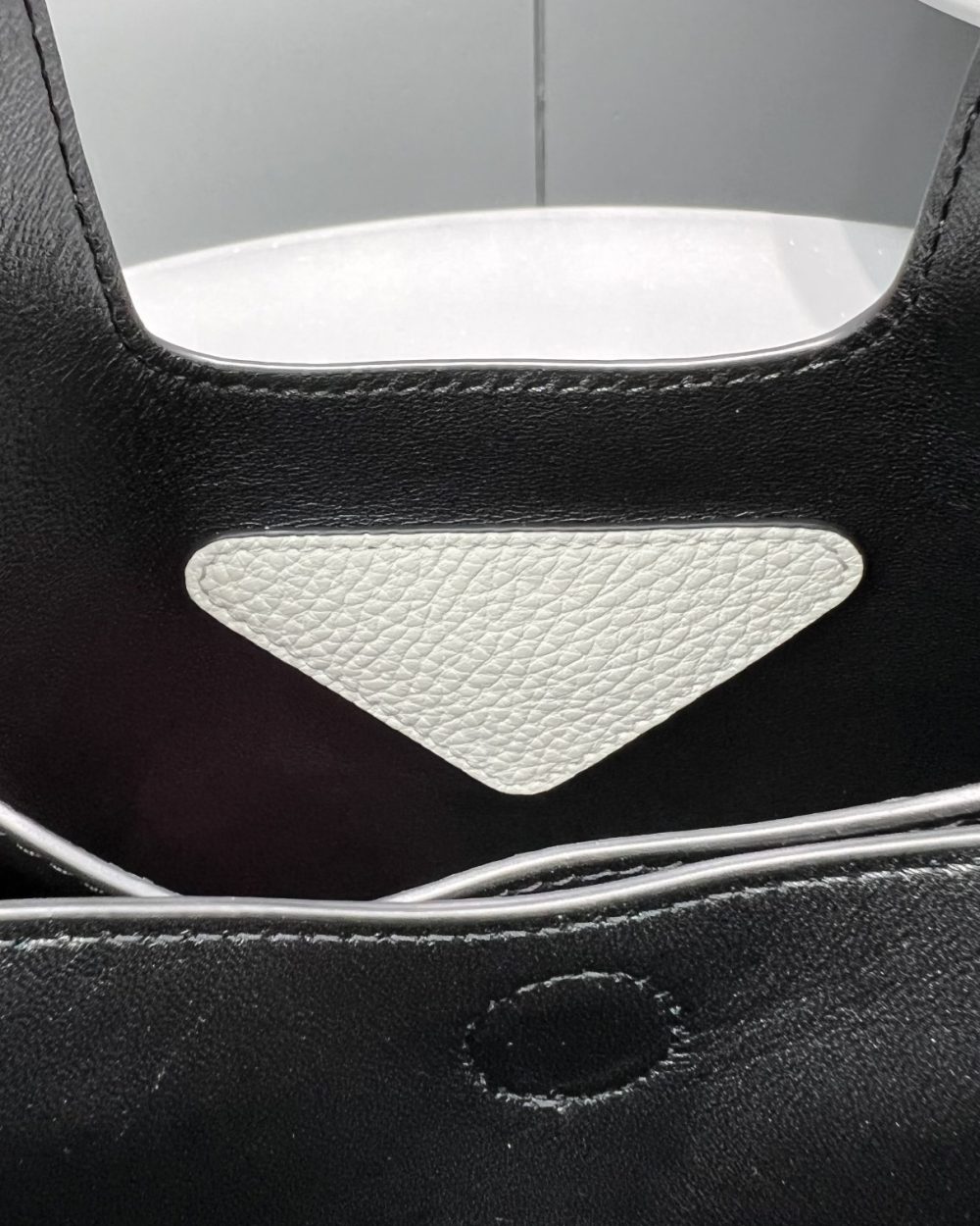 Prada Mini Tote White For Women, Women's Bags 7.5in/19cm