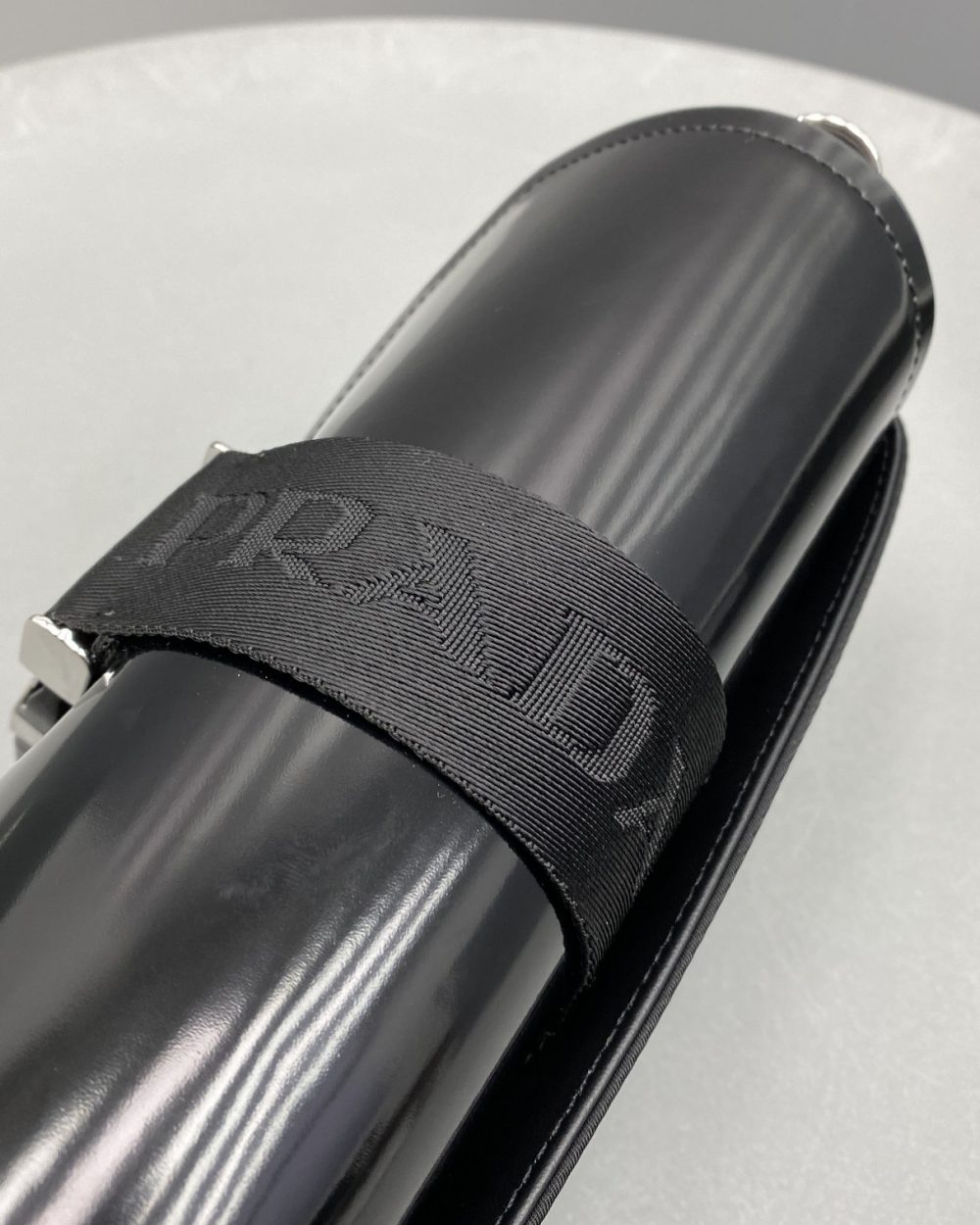 Prada Pocket Nylon And Brushed Bag Black For Women, Women's Bags 9in/23cm 1BD295_789_F0002_V_BFO