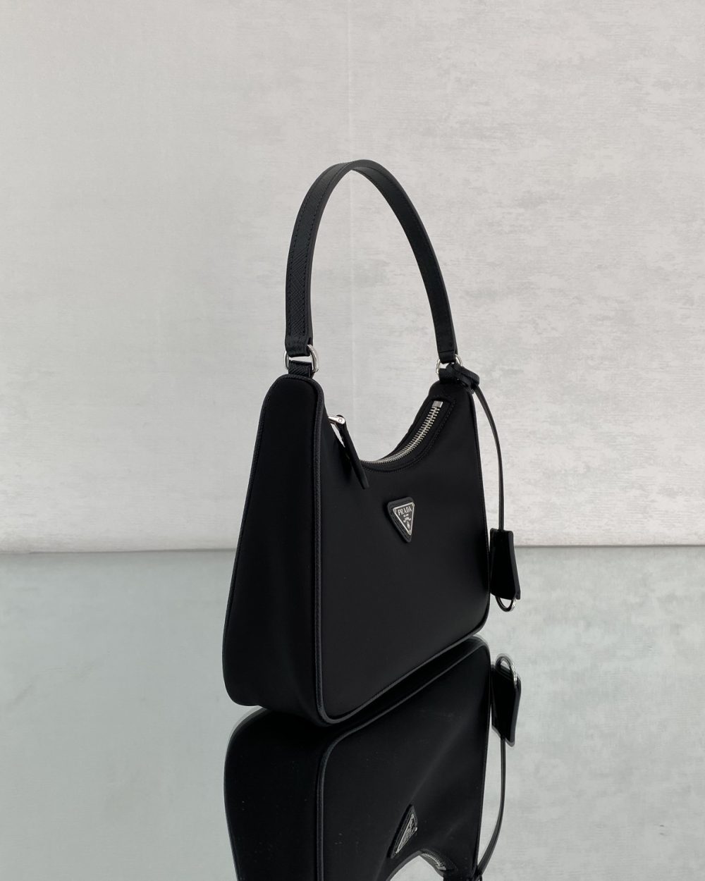 Prada Re-Edition 2005 Re-Nylon Mini Bag Black For Women, Women's Bags 8.6in/22cm