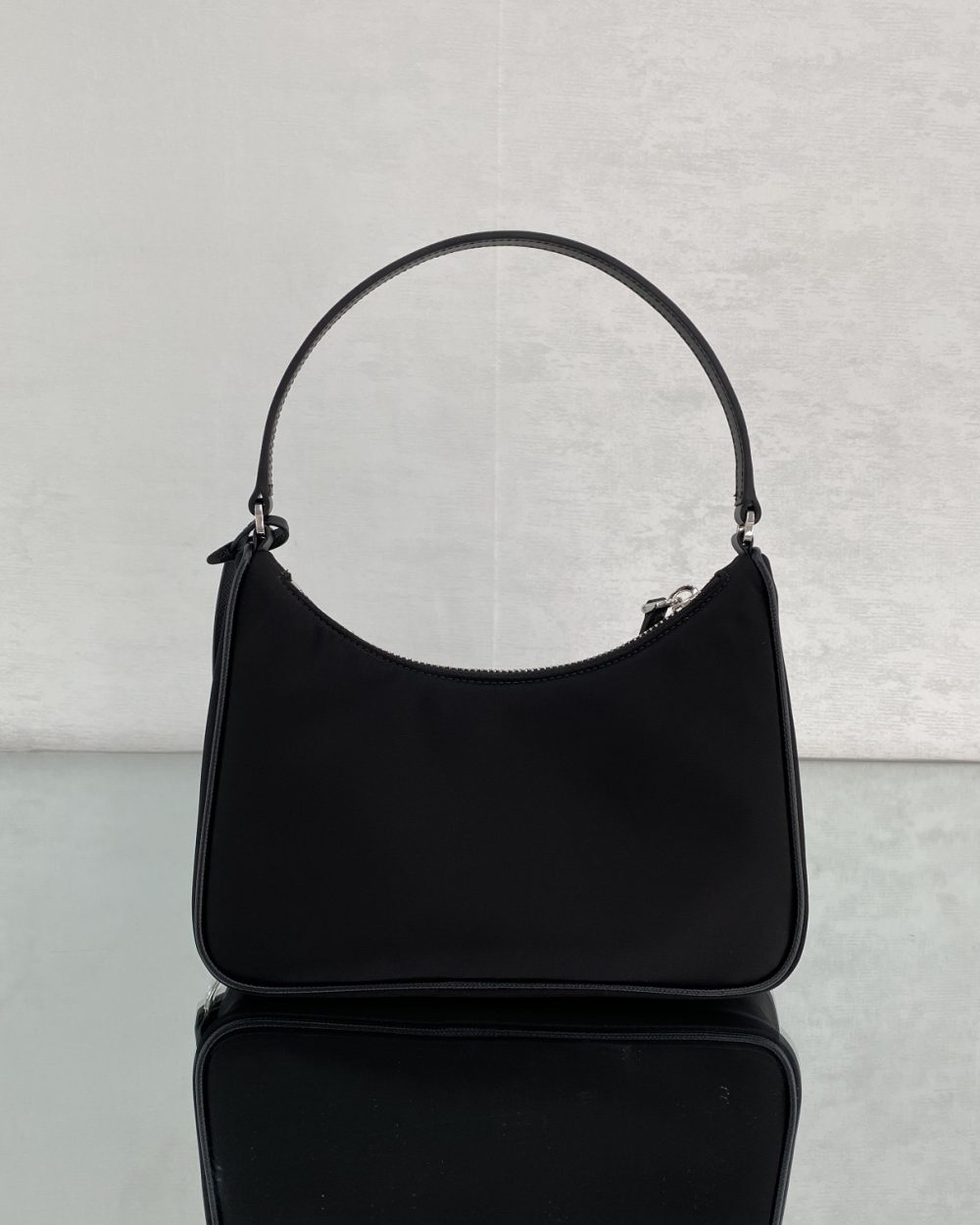 Prada Re-Edition 2005 Re-Nylon Mini Bag Black For Women, Women's Bags 8.6in/22cm