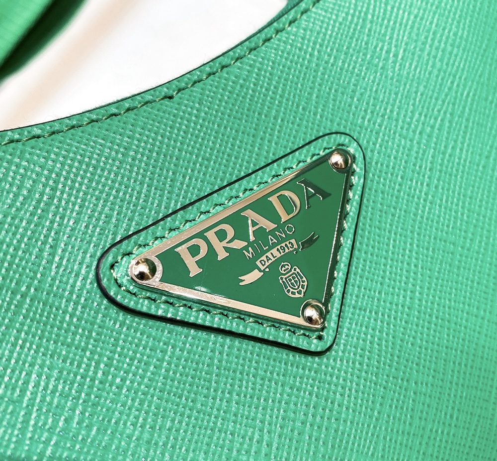 Prada Re-Edition 2005 Re-Nylon Mini Bag Green For Women, Women's Bags 8.6in/22cm