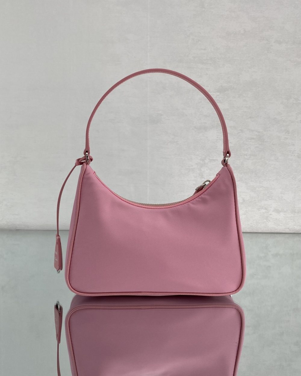 Prada Re-Edition 2005 Re-Nylon Mini Bag Pink For Women, Women's Bags 8.6in/22cm