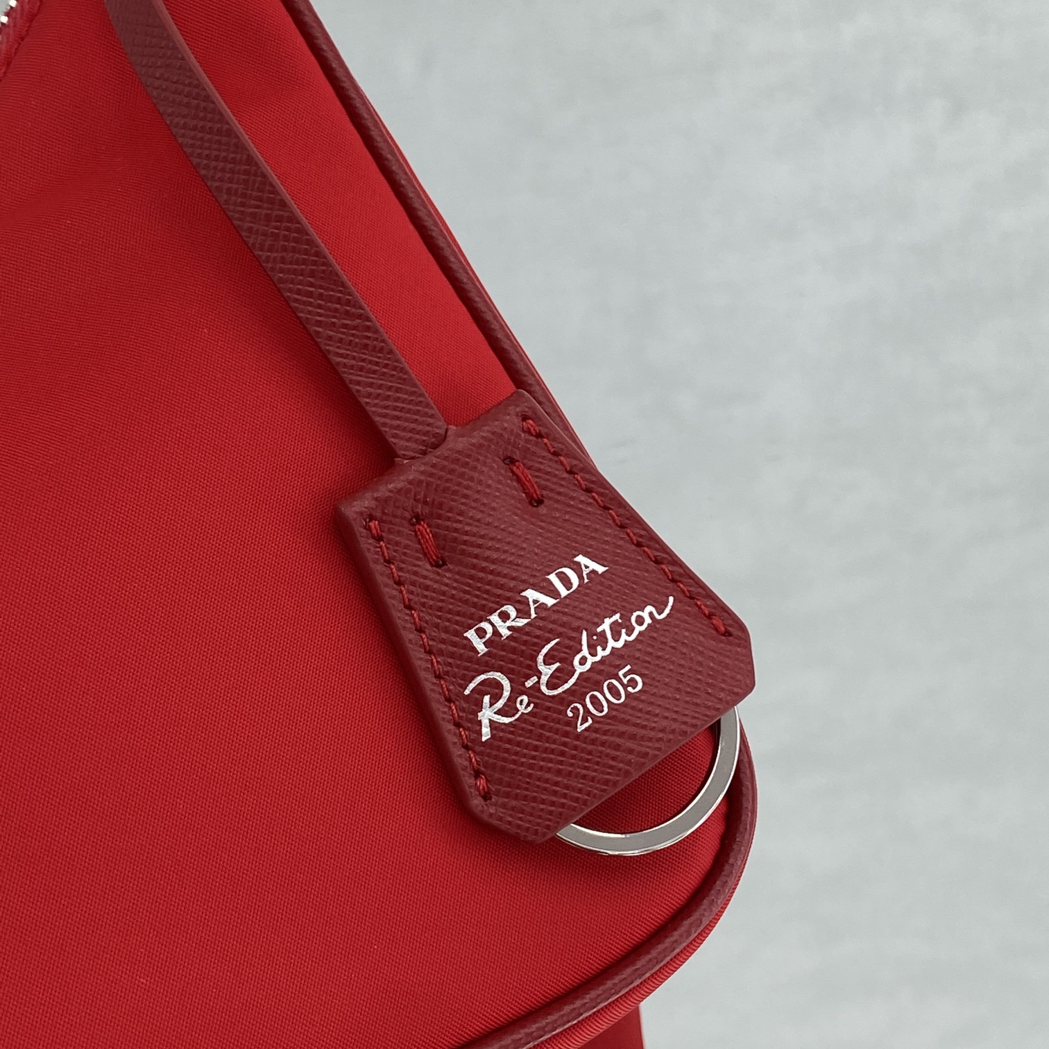 Prada Re-Edition 2005 Re-Nylon Mini Bag Red For Women, Women's Bags 8.6in/22cm - Image 4