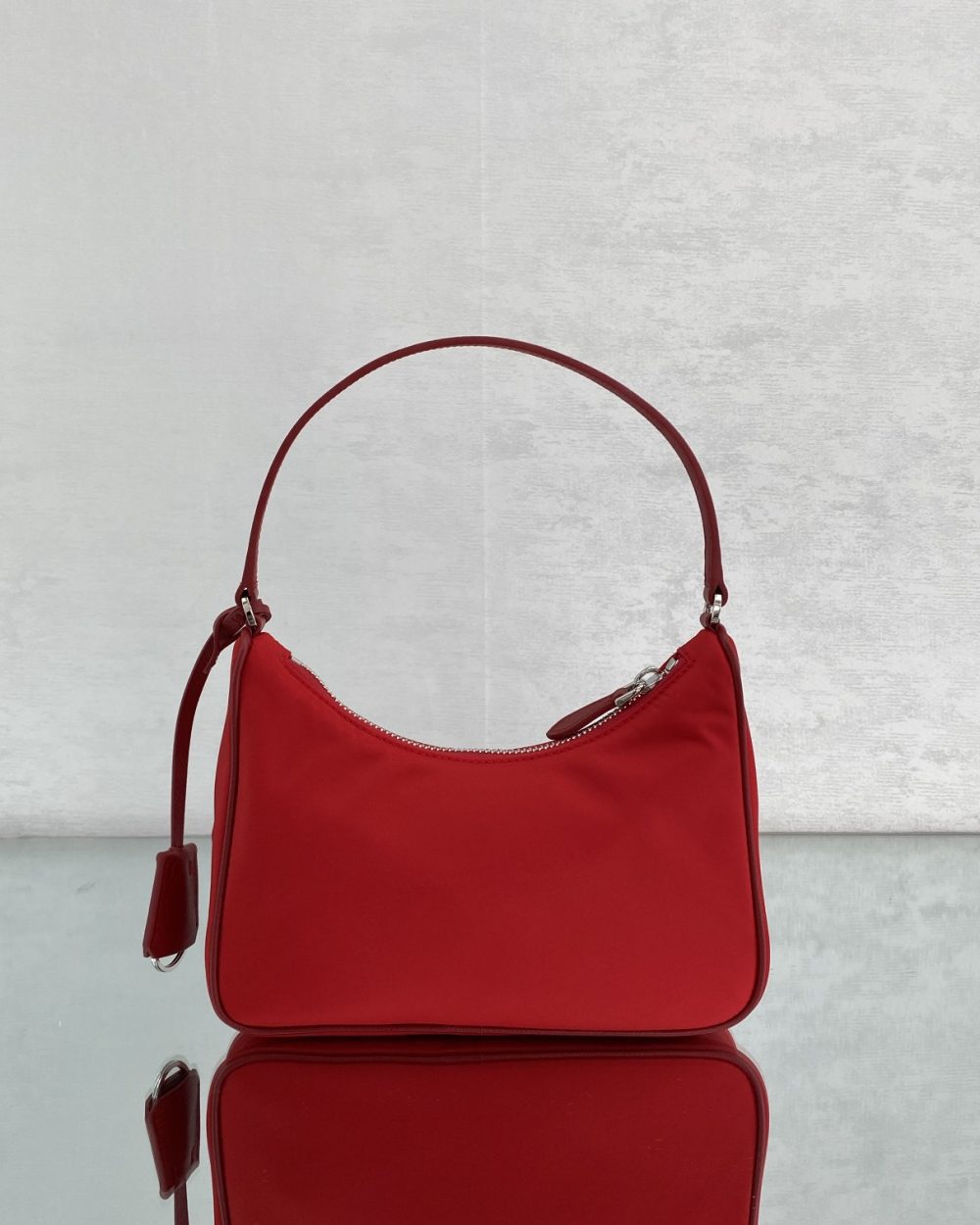 Prada Re-Edition 2005 Re-Nylon Mini Bag Red For Women, Women's Bags 8.6in/22cm