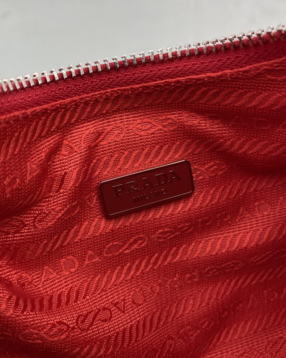 Prada Re-Edition 2005 Re-Nylon Mini Bag Red For Women, Women's Bags 8.6in/22cm