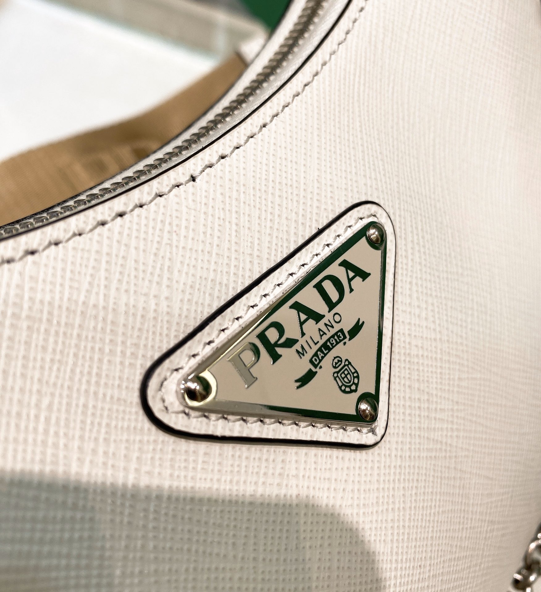Prada Re-Edition 2005 Re-Nylon Mini Bag White For Women, Women's Bags 8.6in/22cm - Image 4