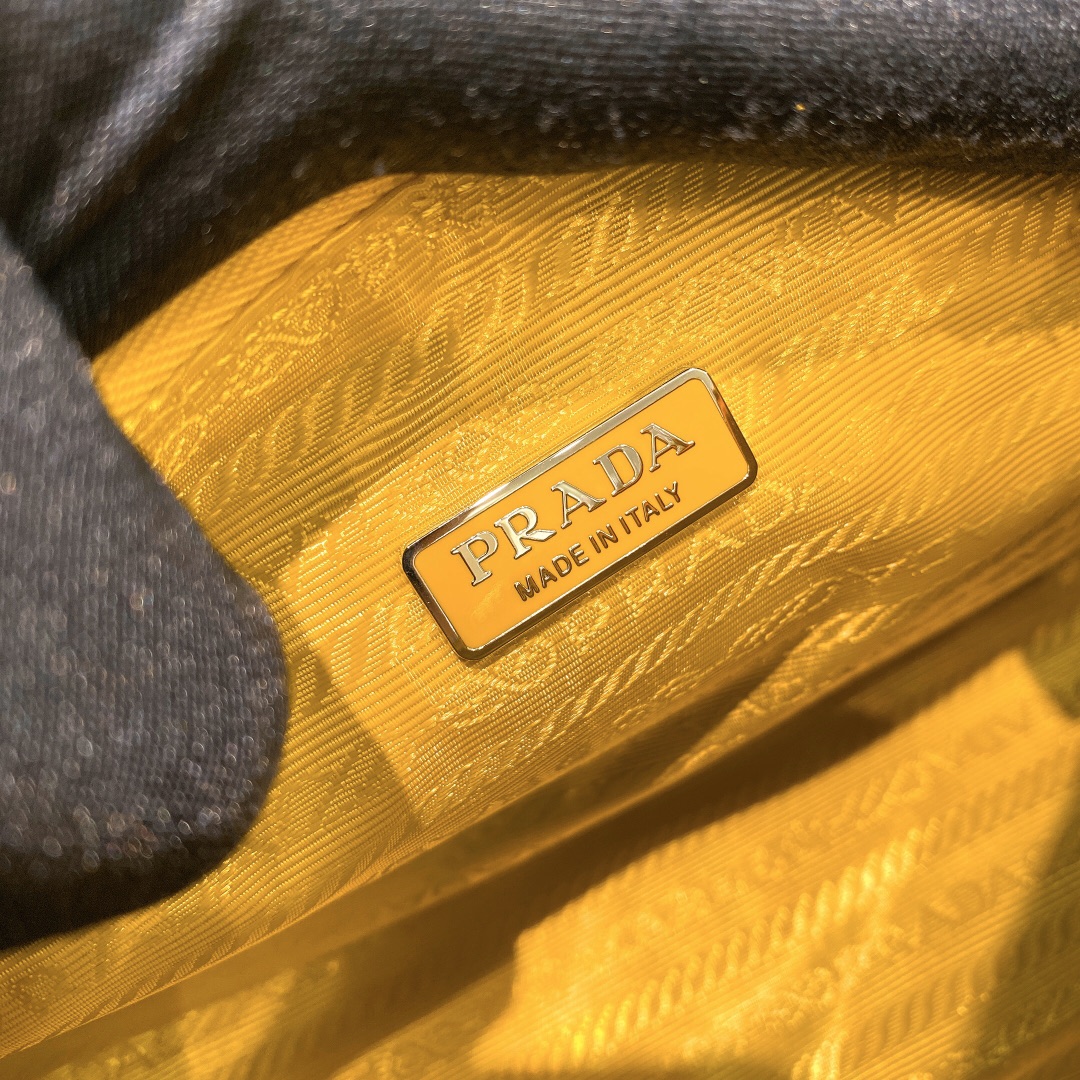 Prada Re-Edition 2005 Re-Nylon Mini Bag Yellow For Women, Women's Bags 8.6in/22cm - Image 3