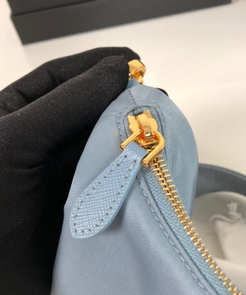 Prada Re-Edition 2005 Saffiano Bag Blue For Women, Women's Bags 8.6in/22cm 1BH204_NZV_F0ETB_V_V2M